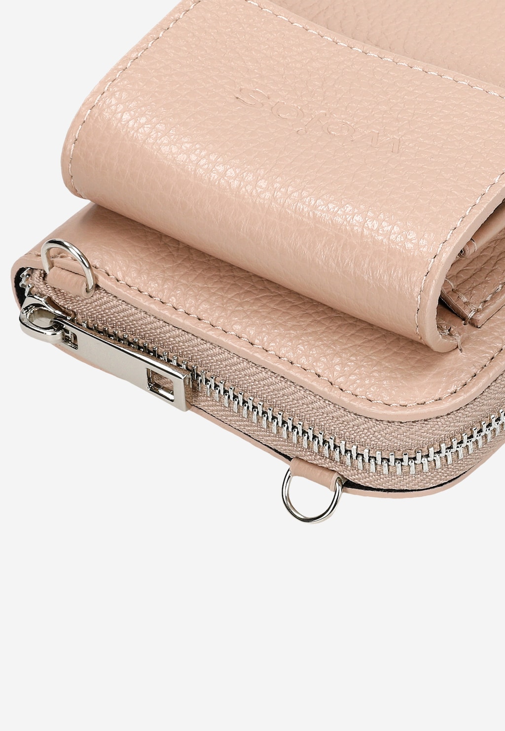 Portfel z etui na telefon 2w1 w kolorze różowym 80168-54 Widok 1