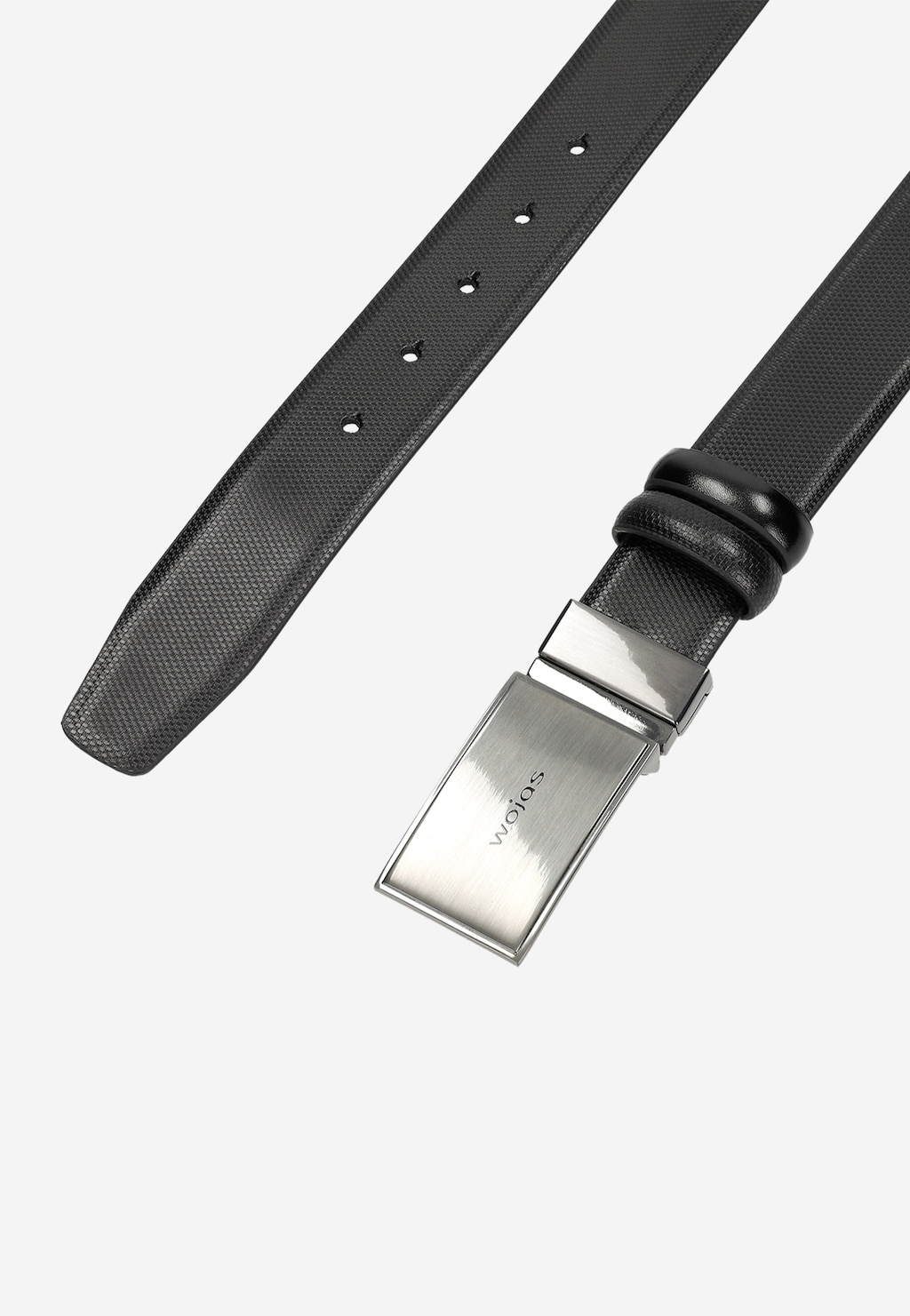 Elegantný pánsky opasok do obleku so zaujímavou štruktúrou 93061-51 Widok 4