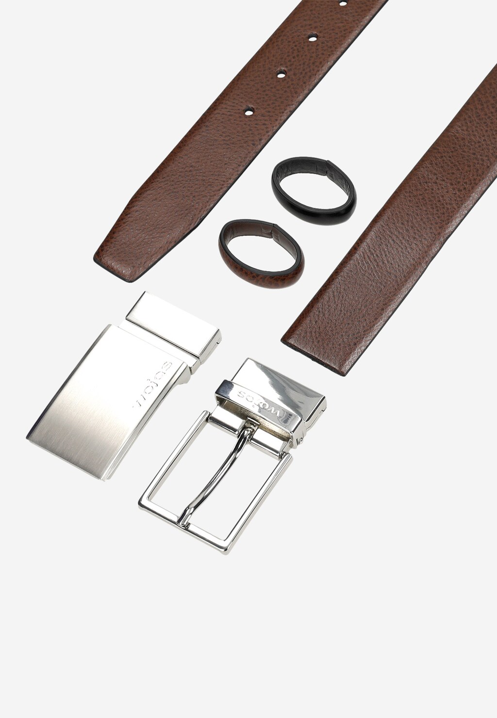 Obojstranný pánsky opasok do obleku pre elegána 95900-52 Widok 3