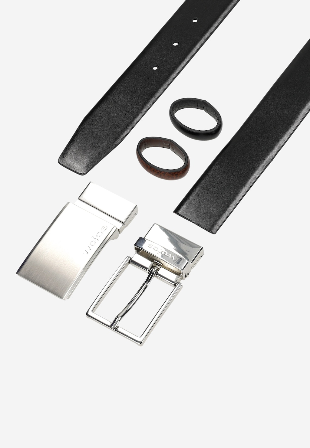 Obojstranný pánsky opasok do obleku pre elegána 95900-52 Widok 4