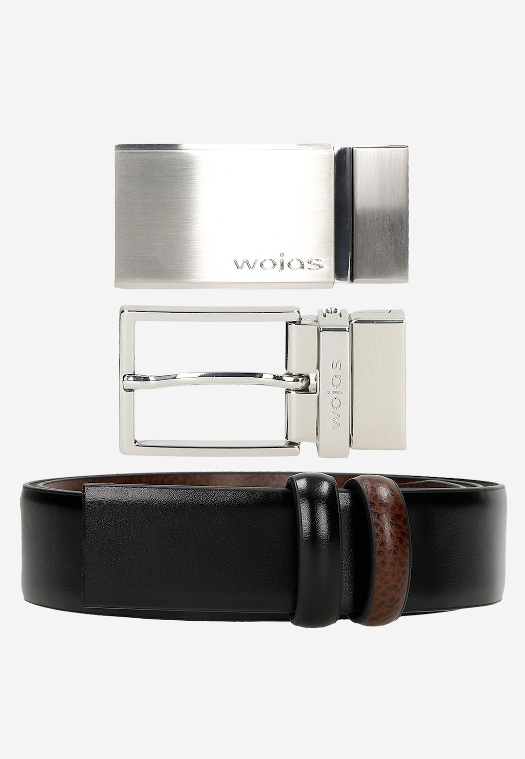 Obojstranný pánsky opasok do obleku pre elegána 95900-52 Widok 1