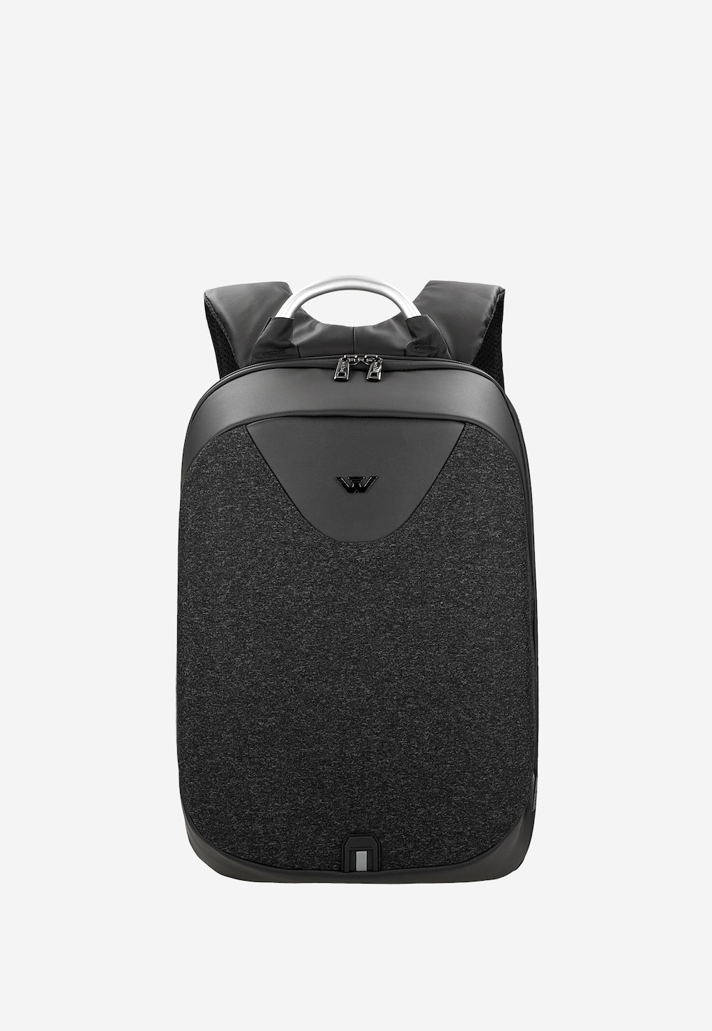 Czarny plecak miejski na laptopa 15,6 cali z gniazdem USB i wmontowanym kablem 80213-11 Widok 2