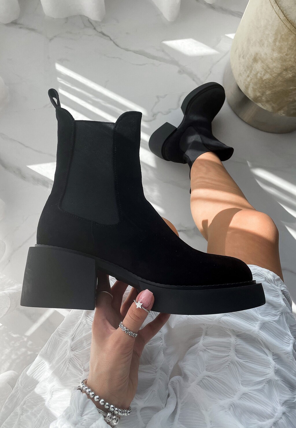 WJS zimowe sztyblety na grubej podeszwie WJS46033-61 Widok 1