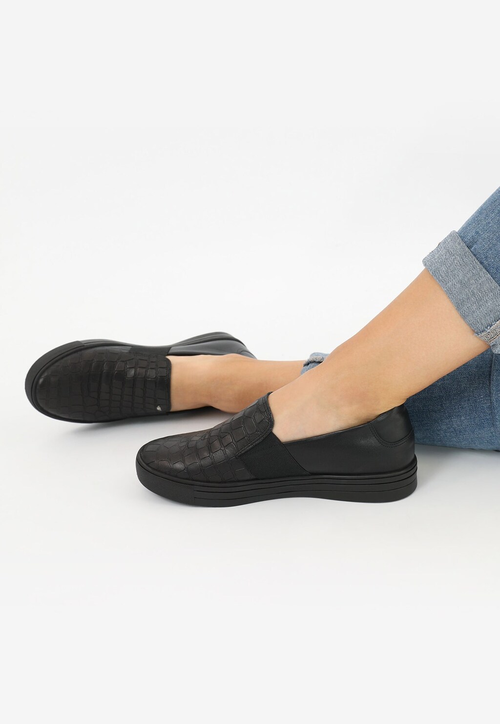 Kožené dámske poltopánky pre modernú ženu 46036-51 Widok 8