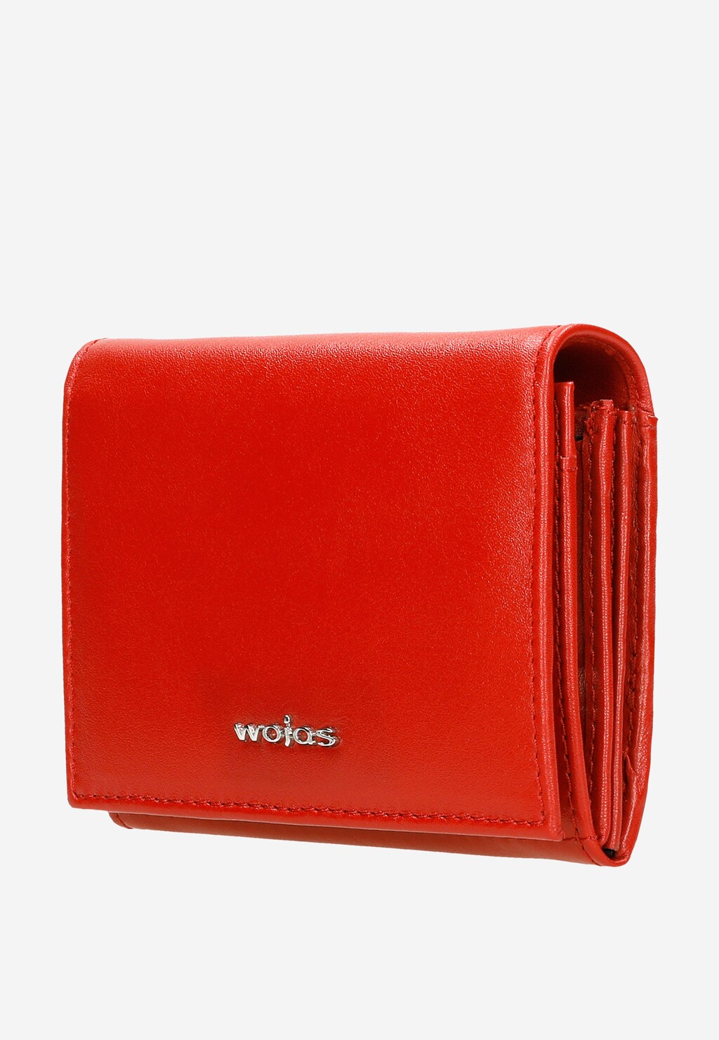 Skórzany portfel damski w kolorze czerwonym 91051-55 Widok 3