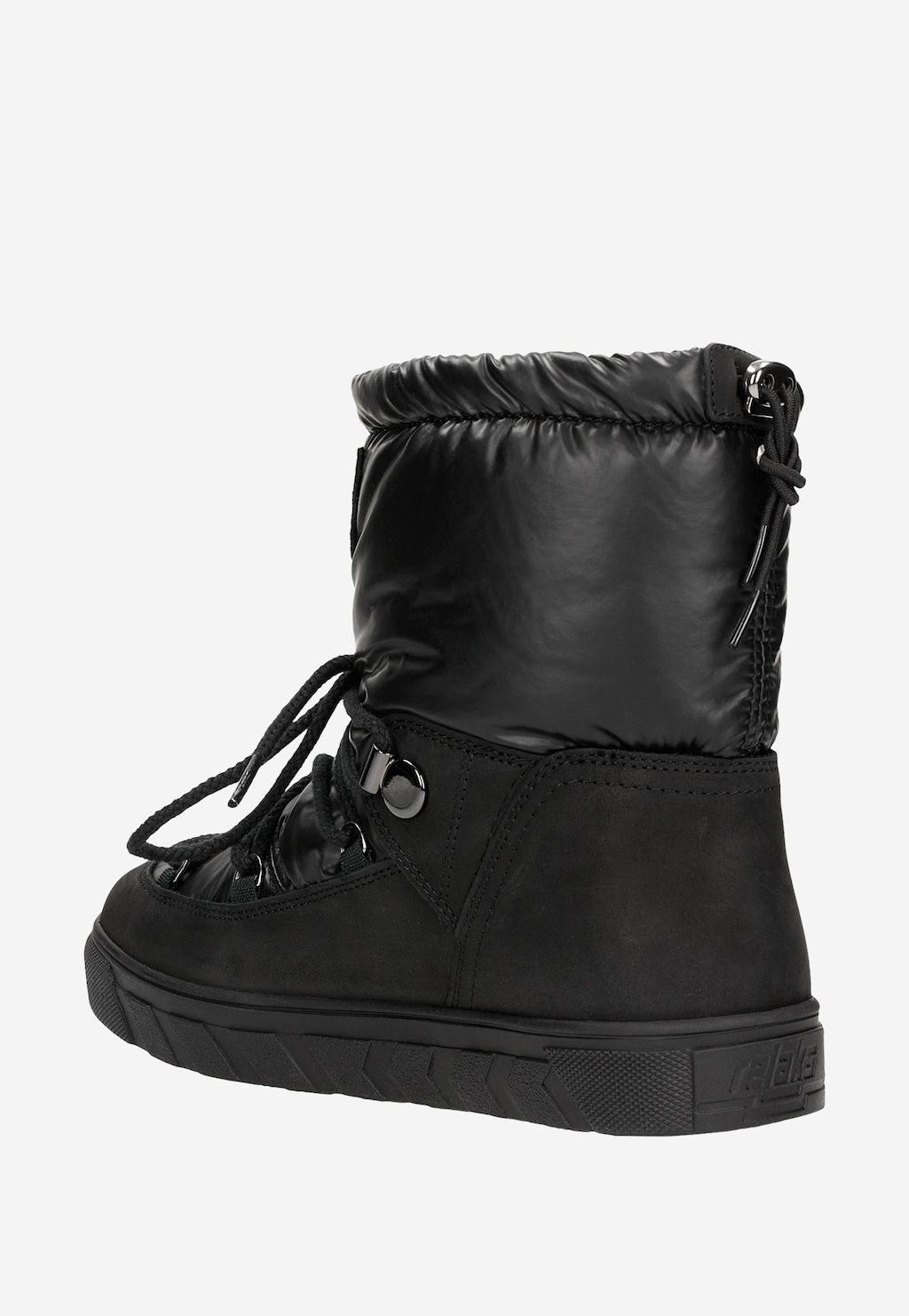 Čierne šnurovacie dámske snehule RELAKS R55122-81 Widok 4
