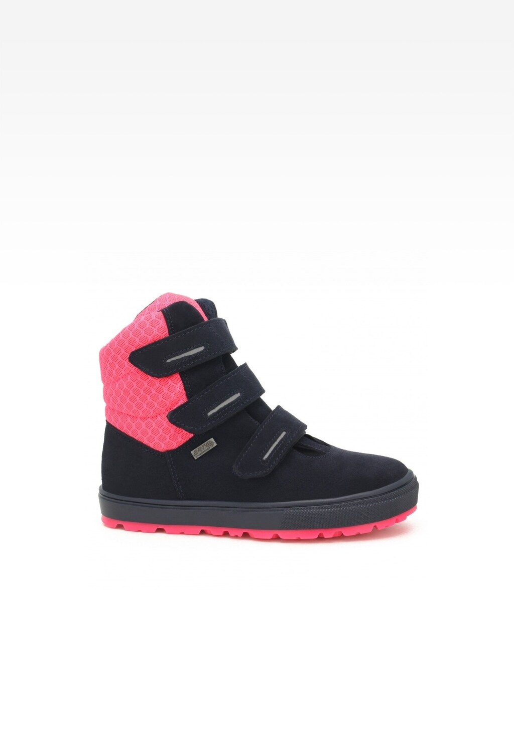 Trzewiki ocieplane BARTEK 17319007, dla dziewcząt, granatowo-różowy Widok 1