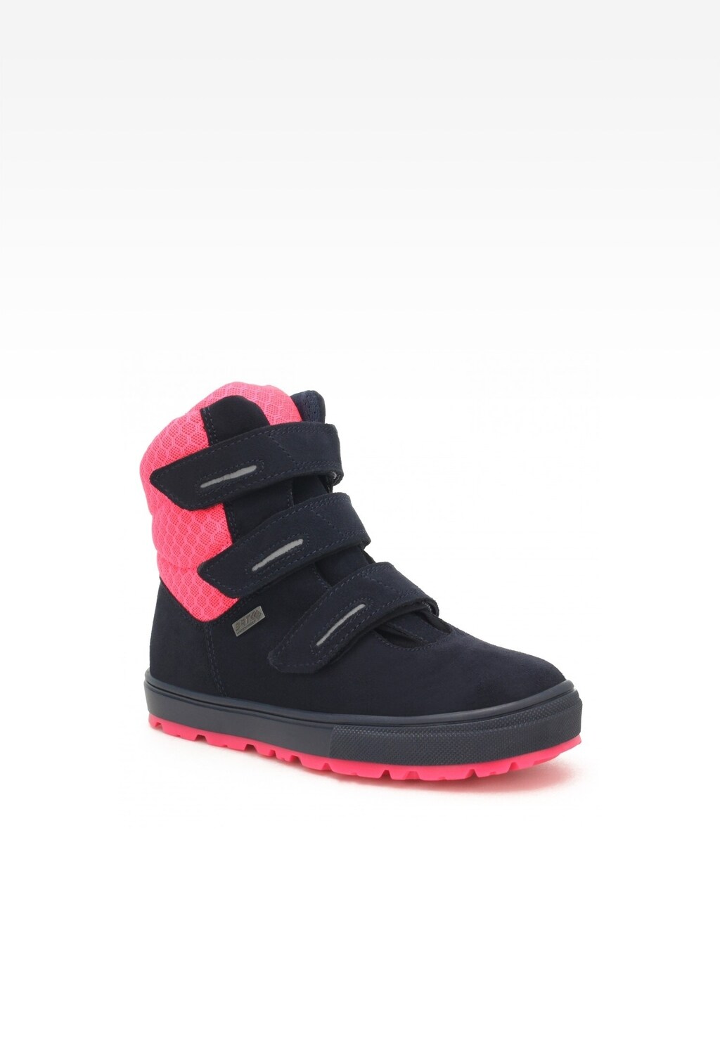 Trzewiki ocieplane BARTEK 17319007, dla dziewcząt, granatowo-różowy Widok 2