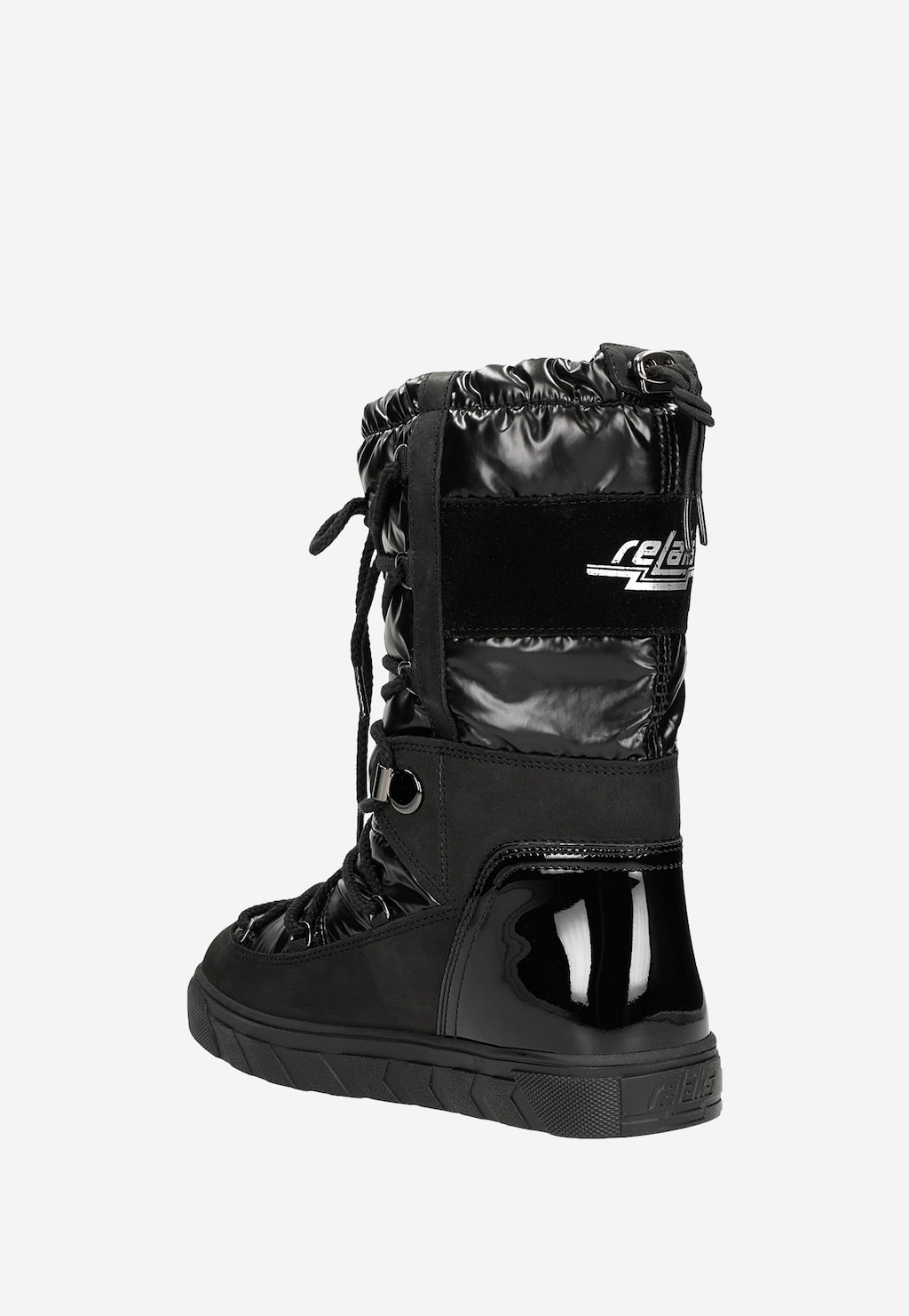 Vysoké dámske snehule RELAKS v čiernej farbe R55121-81 Widok 4