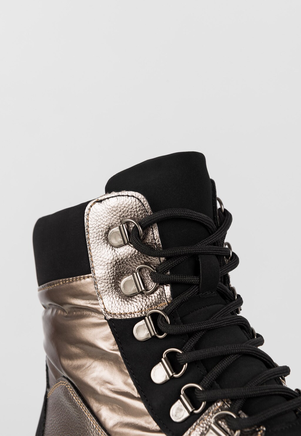 WJS Śniegowce damskie w kolorze złoto-czarnym WJS44010-78 Widok 5