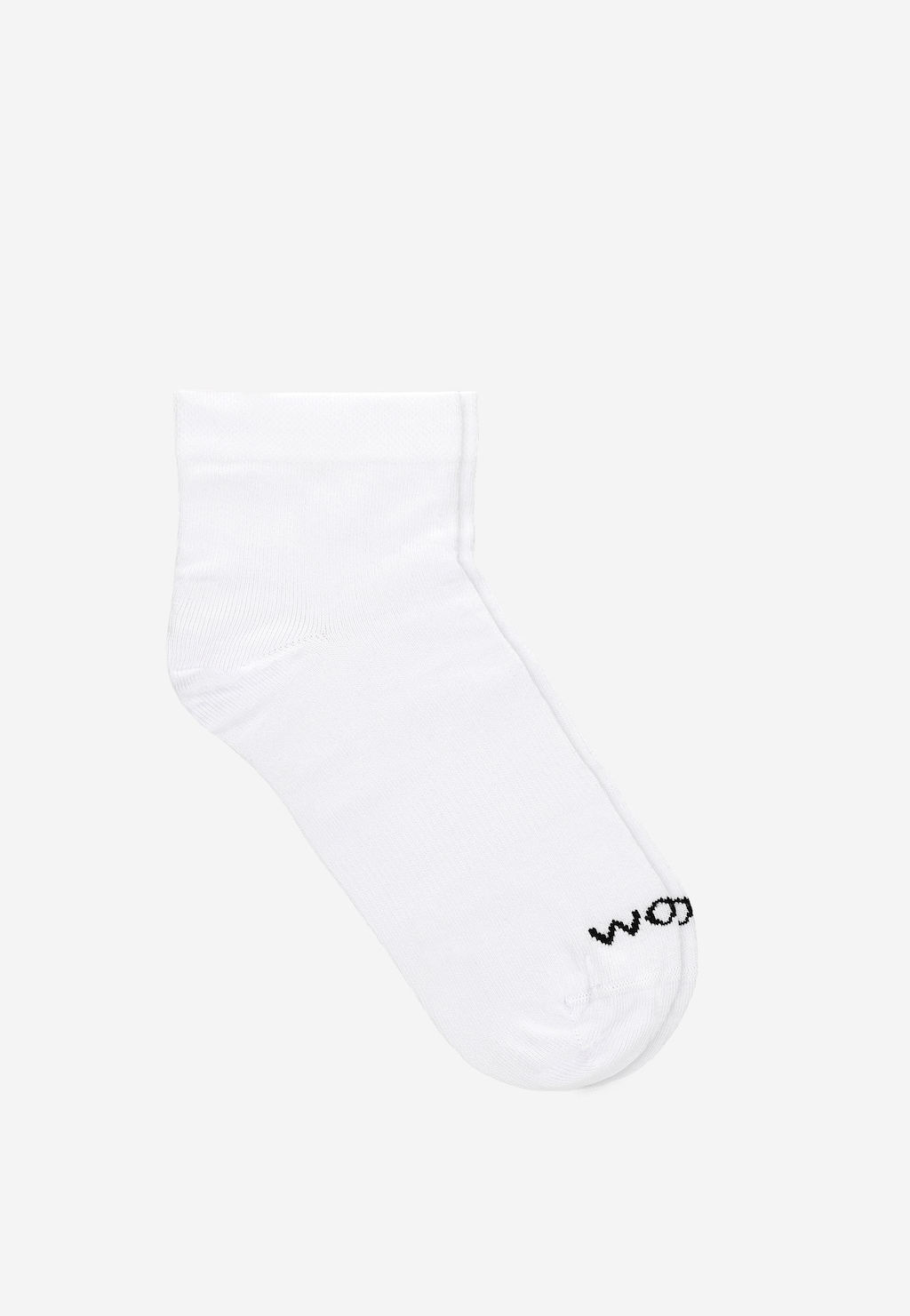 Bawełniane białe krótkie skarpety 97037-89 Widok 2