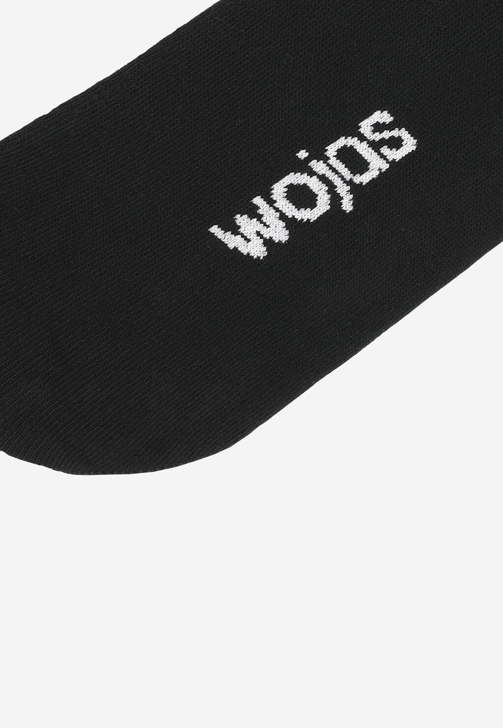 Czarne stopki bawełniane z silikonem 97039-81 Widok 3