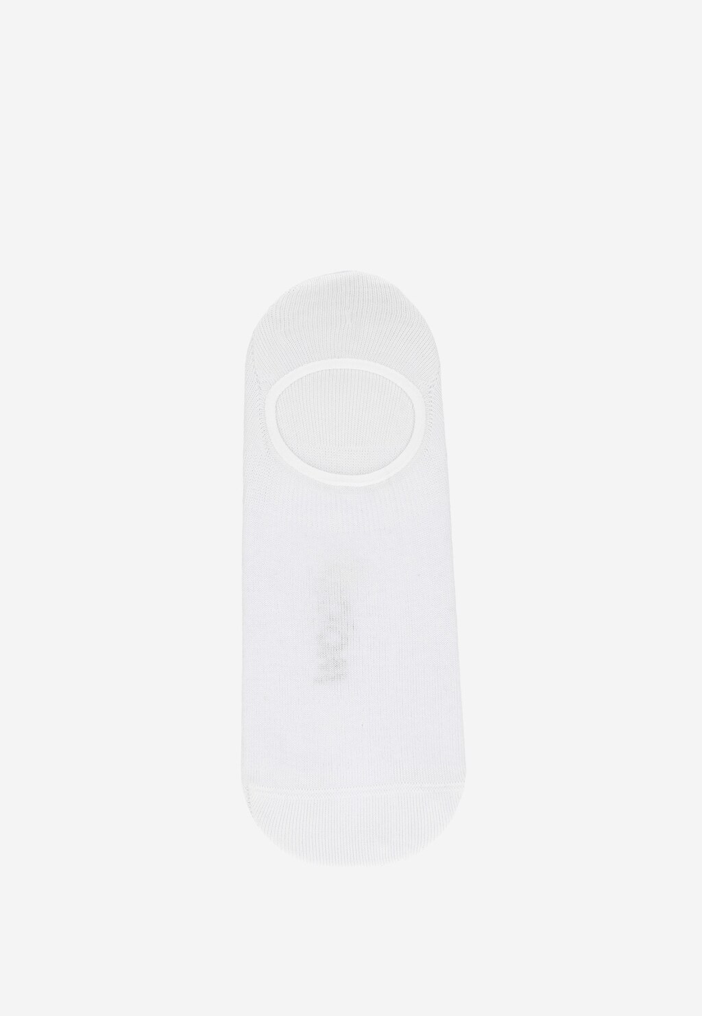 Białe stopki bawełniane z silikonem na pięcie 97039-89 Widok 2