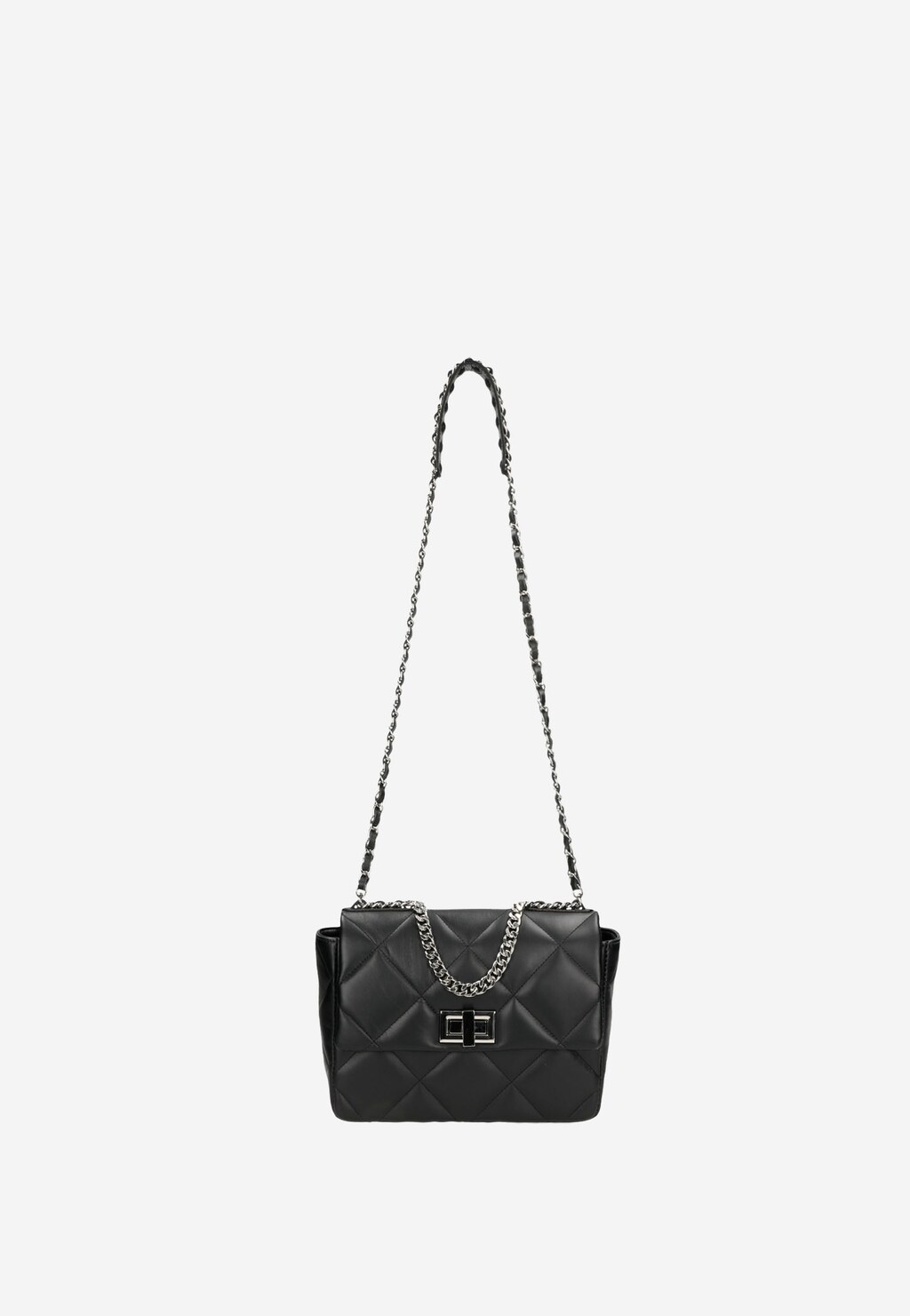 Malá černá dámská kabelka s variabilním uchem 80237-51 Widok 5