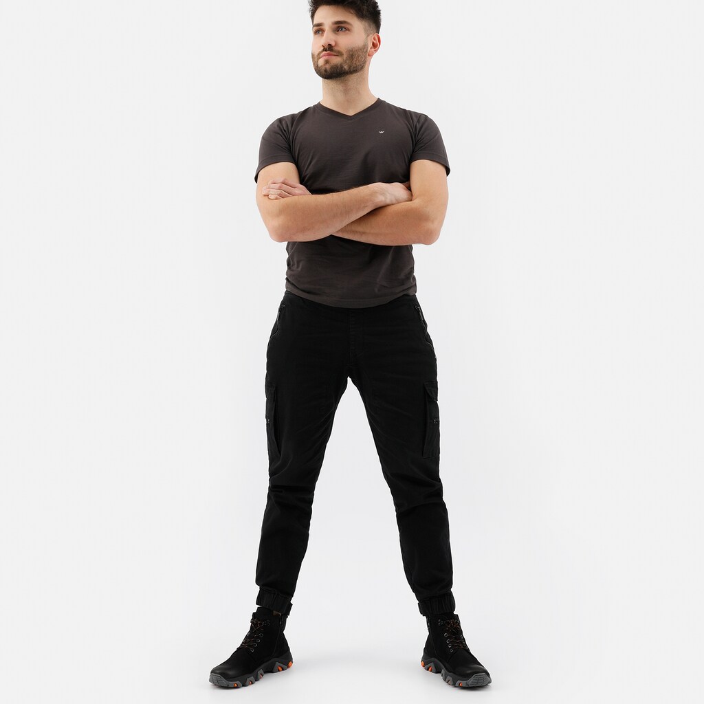 Čierne pánske zimné čižmy v originálnom športovom looku 24048-71 Widok 8