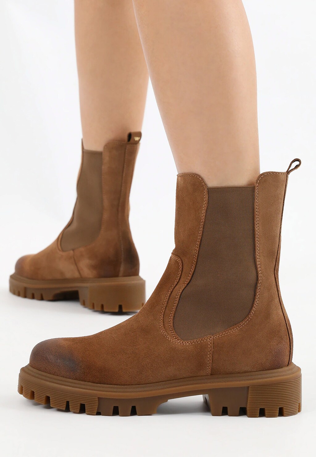 Dámské kotníkové boty s vysokou podrážkou 55064-63 Widok 7