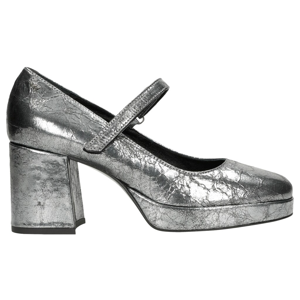 Extravagantné dámske lodičky z fóliovanej kože 35083-59 Widok 2