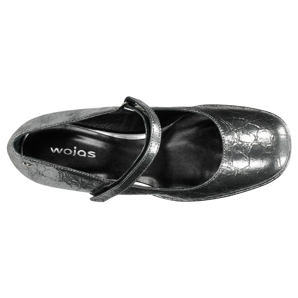 Extravagantné dámske lodičky z fóliovanej kože 35083-59 Widok 5