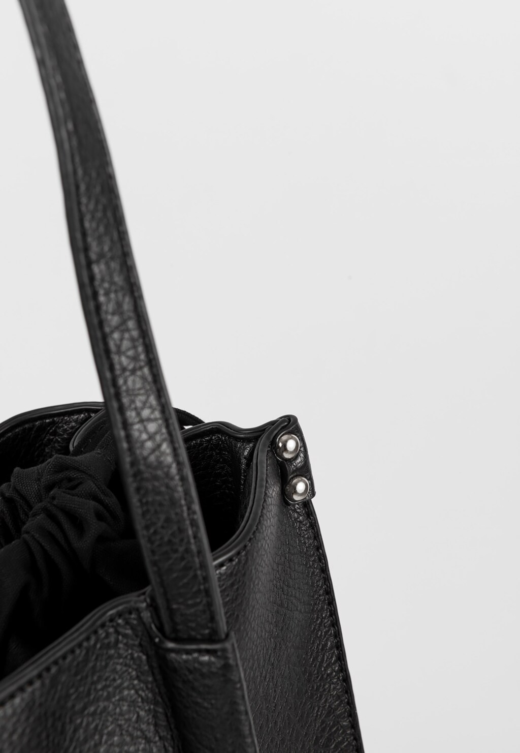 WJS duża czarna torebka z ekoskóry WJS76080-51 Widok 4