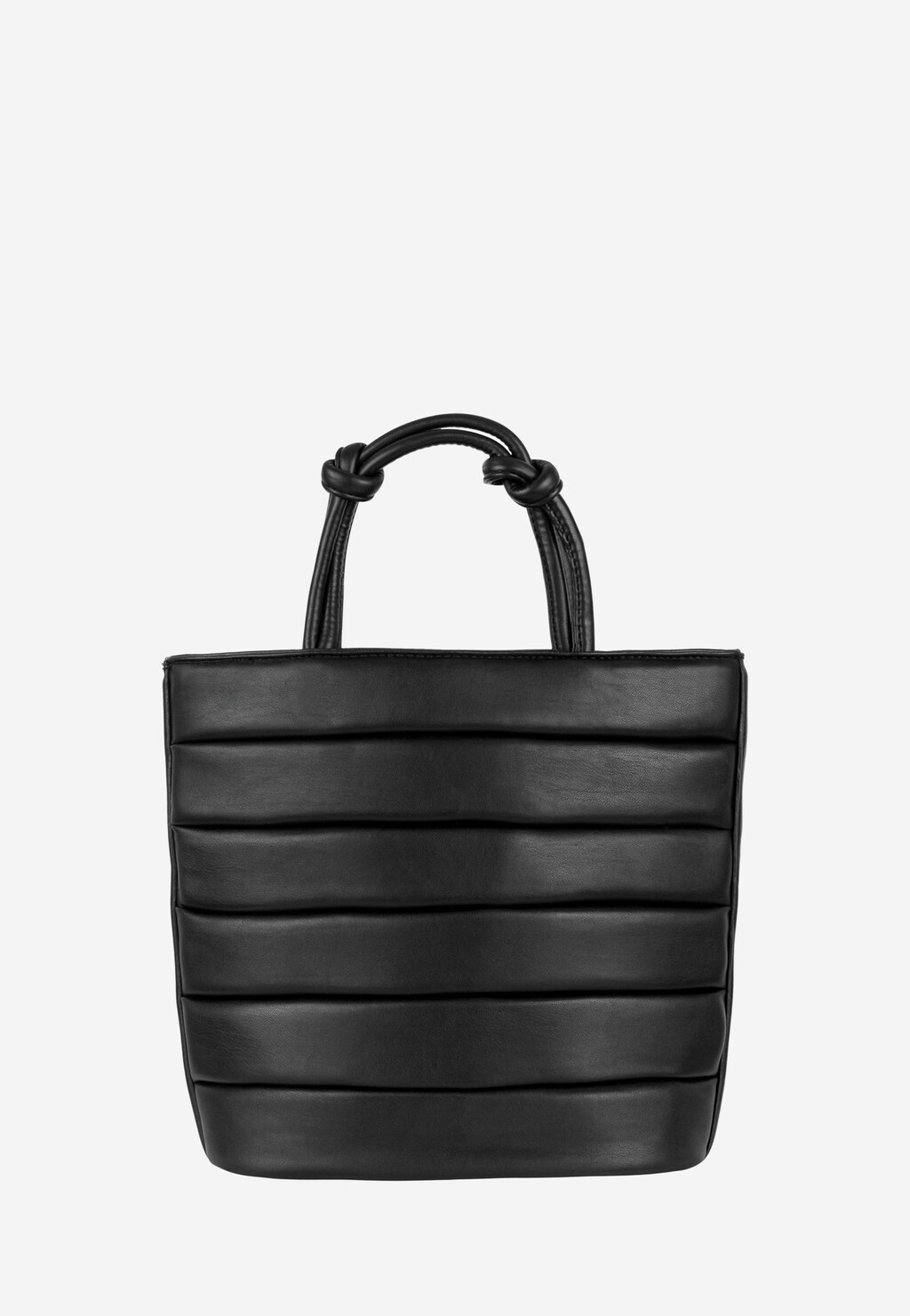 WJS czarna torebka z poziomymi przeszyciami WJS76082-51 Widok 1