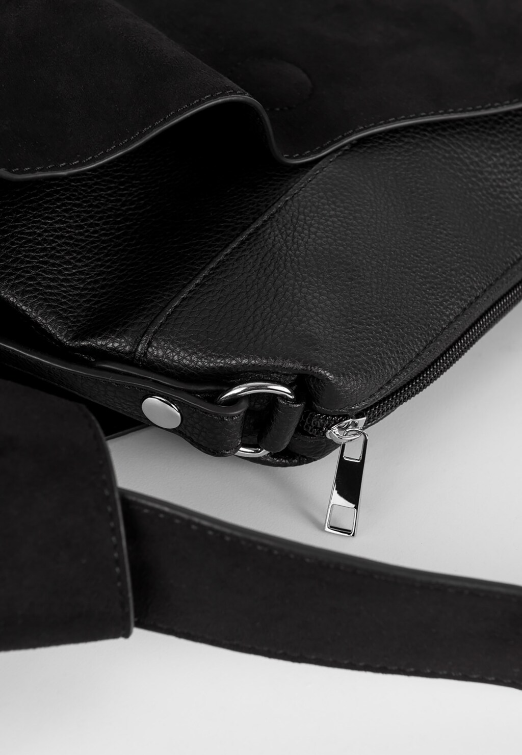 WJS pojemna czarna torebka damska WJS76083-61 Widok 4