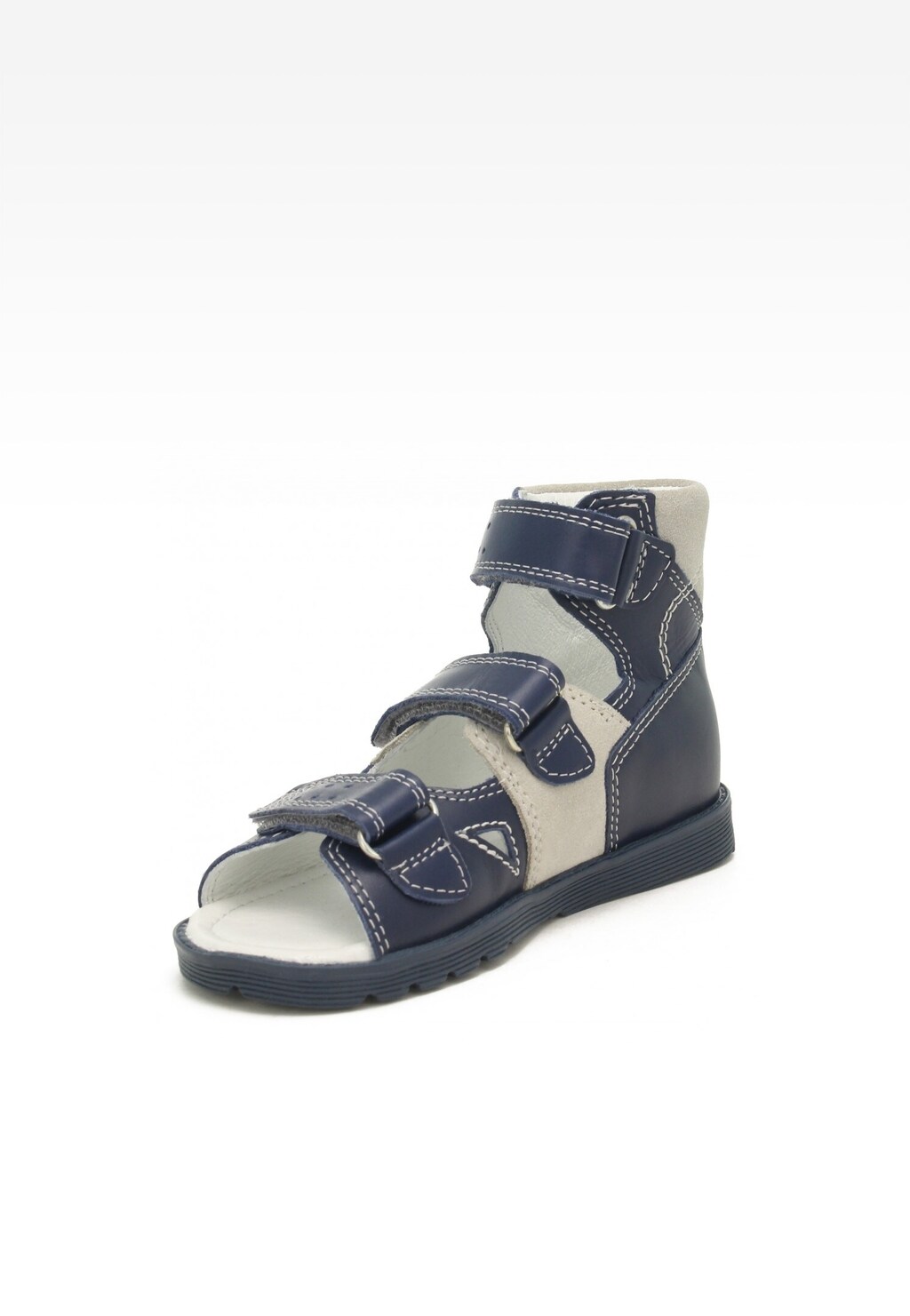 Obuwie profilaktyczne bartek BARTEK 81804-009, dla chłopców, granatowo-szary Widok 3