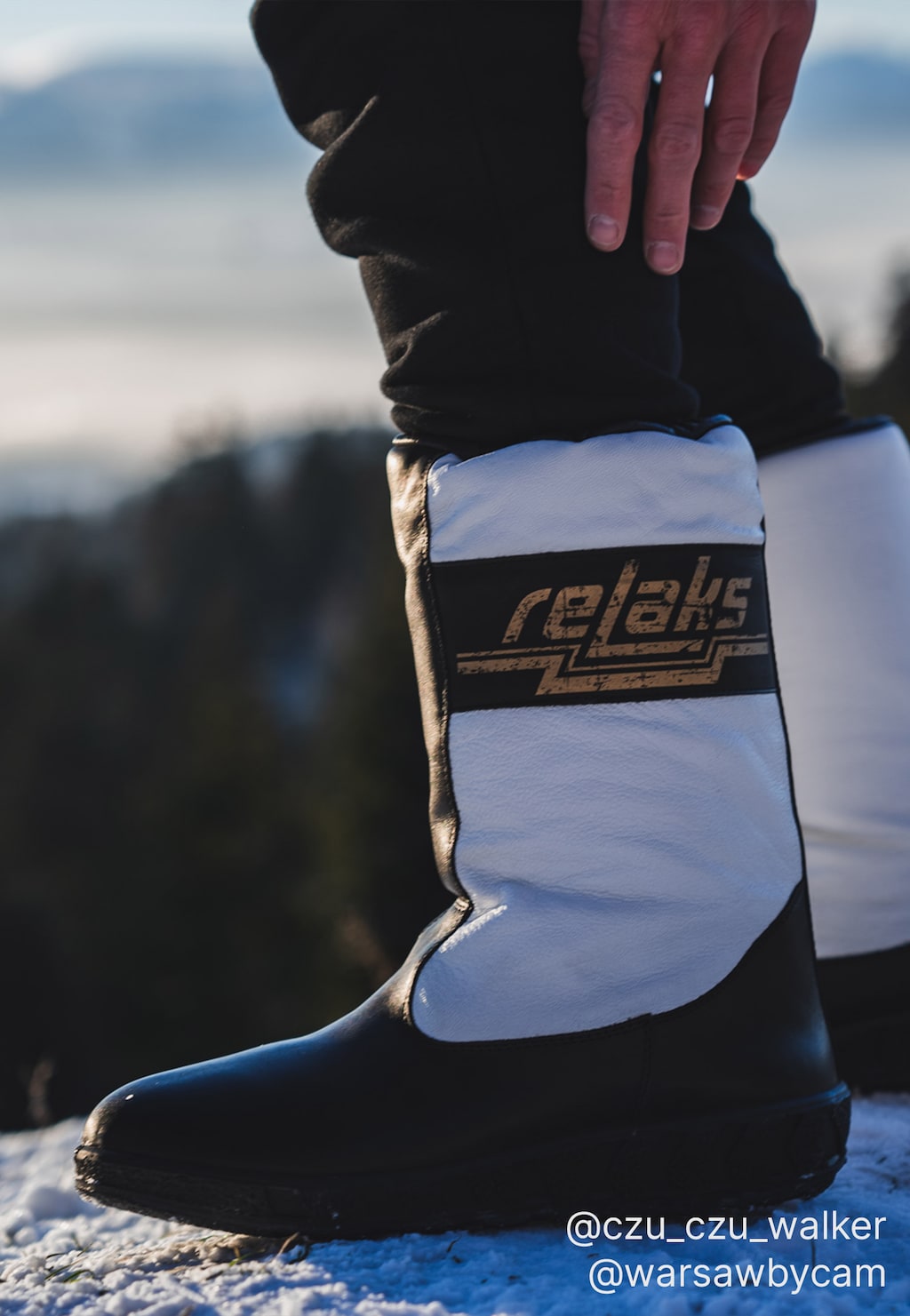 Białe zimowe RELAKS 3680-77 Widok 1