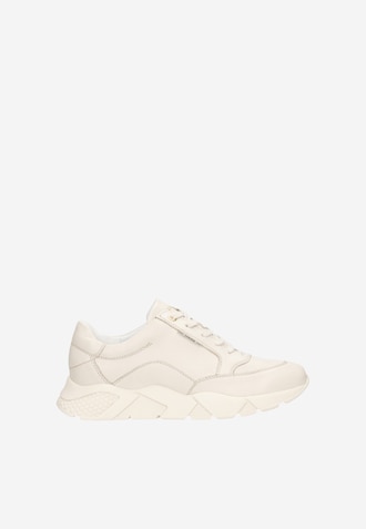 Delikatne beżowe sneakersy damskie