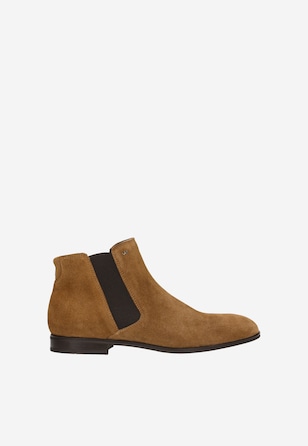 Brązowe sztyblety męskie w stylu miejskim