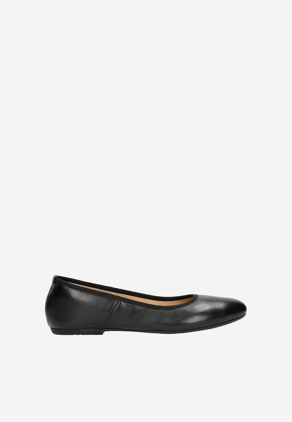 Balerini negri din piele seria Comfort