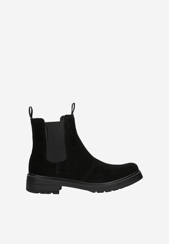 Czarne jesienne sztyblety damskie w stylu miejskim