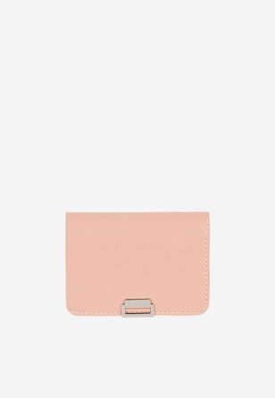 WJS niewielki różowy portfel damski