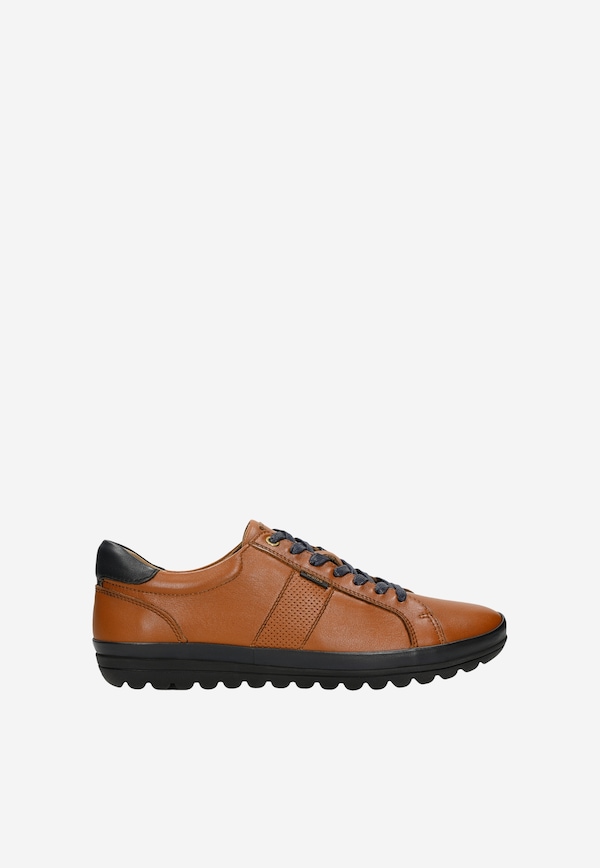 Jasnobrązowe półbuty męskie typu sneakers z linii comfort