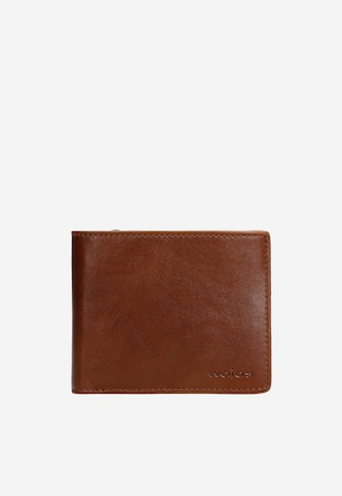 Elegantná pánska peňaženka z hnedej lícovej kože