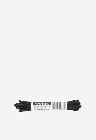 Sznurowadła woskowane czarne 80cm 99503-01