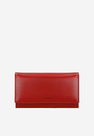 Czerwony damski portfel