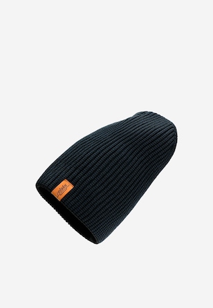 Trendy zimní dlouhá granátová vlněná pánská čepice RELAKS