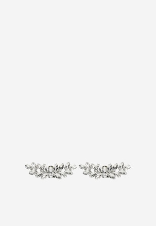 Stříbrné šperky na boty podlouhlého tvaru