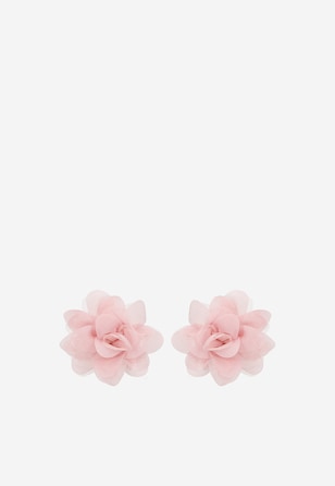 Ozdoby do obuwia w formie różowego kwiatka