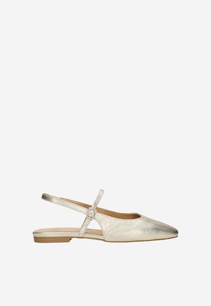 Balerini  aurii cu călcâi deschis 