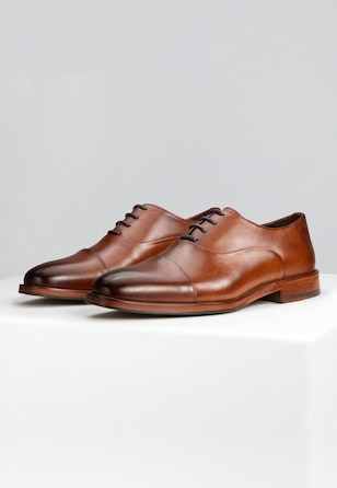 Klasyczne skórzane półbuty wizytowe męskie PREMIUM