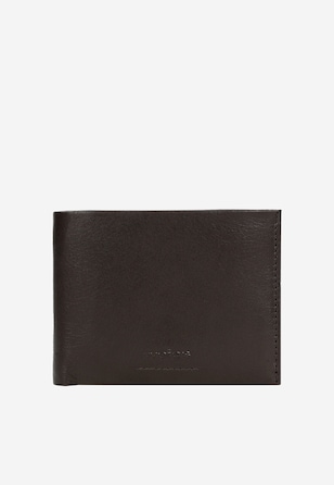 Portofel maro din piele