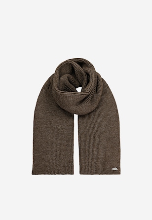 Hnědý šál s viskózou