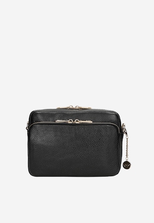 Malá každodenná kabelka so zlatými zipsami