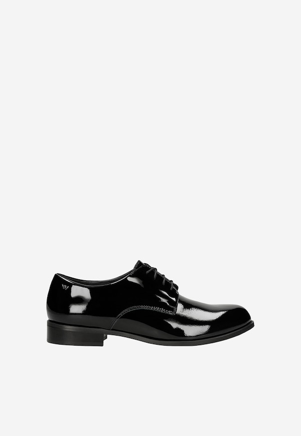 Eleganckie lakierowane półbuty damskie