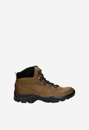 Brązowe męskie trzewiki trekkingowe