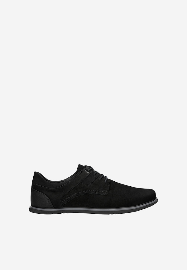 Černé pánské sneakersy na ploché podrážce