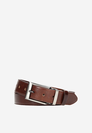 Curea din piele maro bărbați