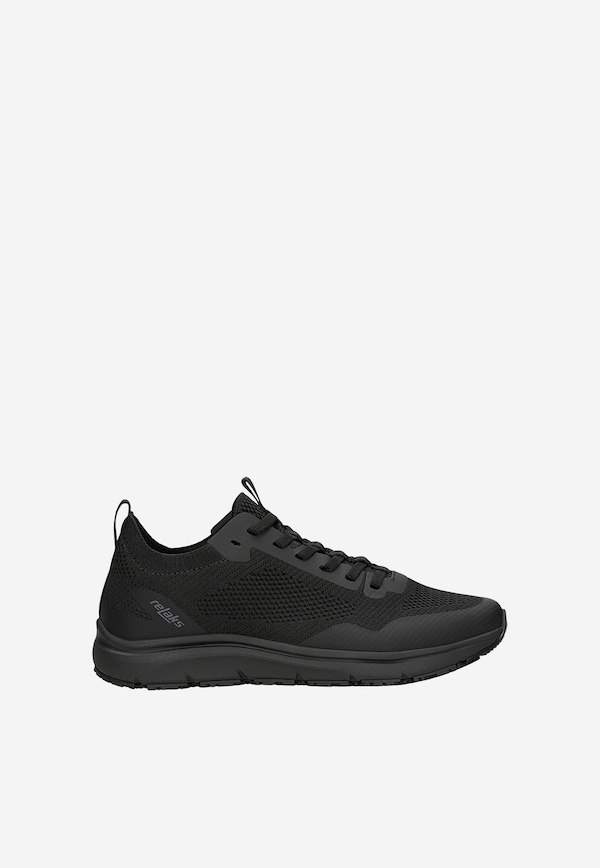Czarne siateczkowe sneakersy RELAKS