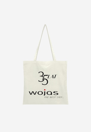 Béžová bavlněná taška s jubilejním logem